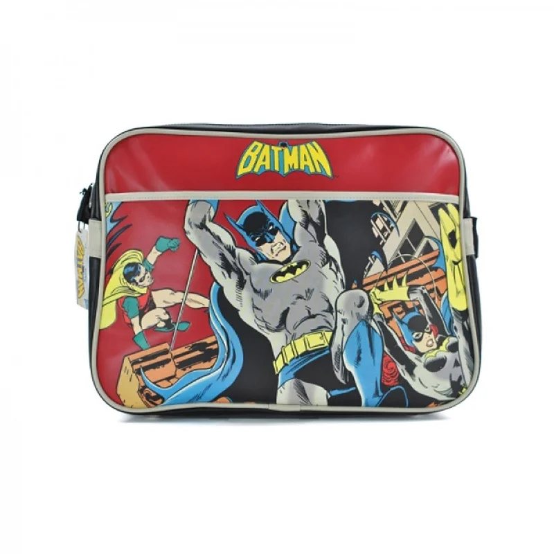 DC Comics Batman Retro Comic Book Style Messenger Bag