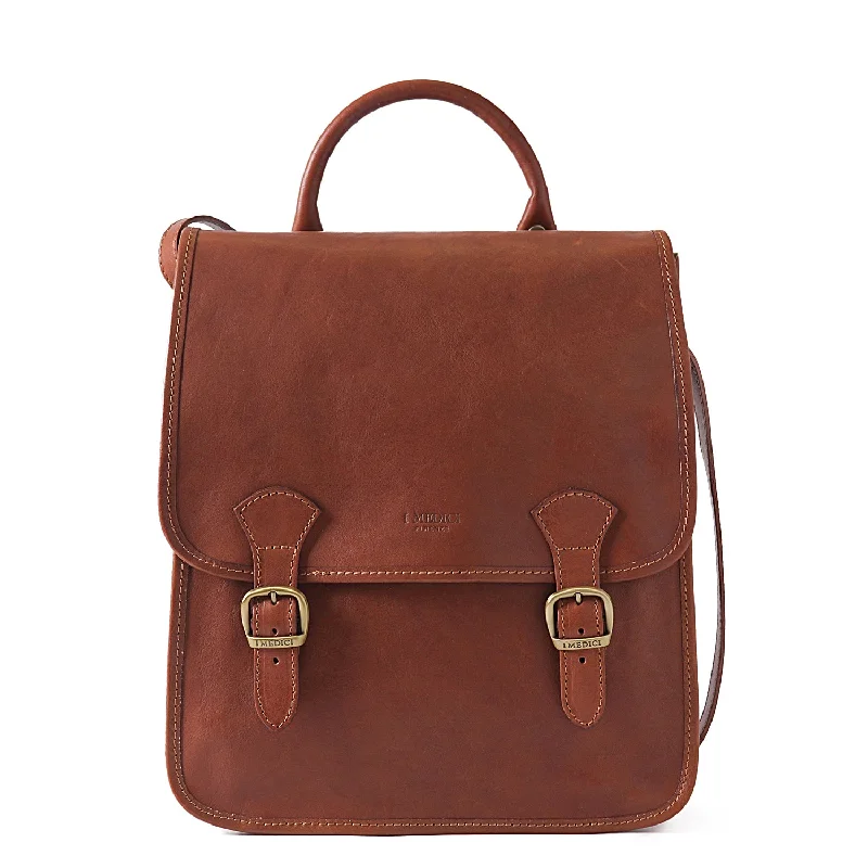 Gela Vertical Briefcase Messenger Bag