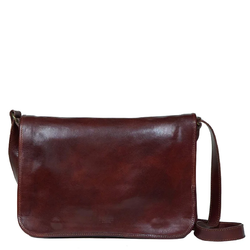 Postina Leather Messenger Bag