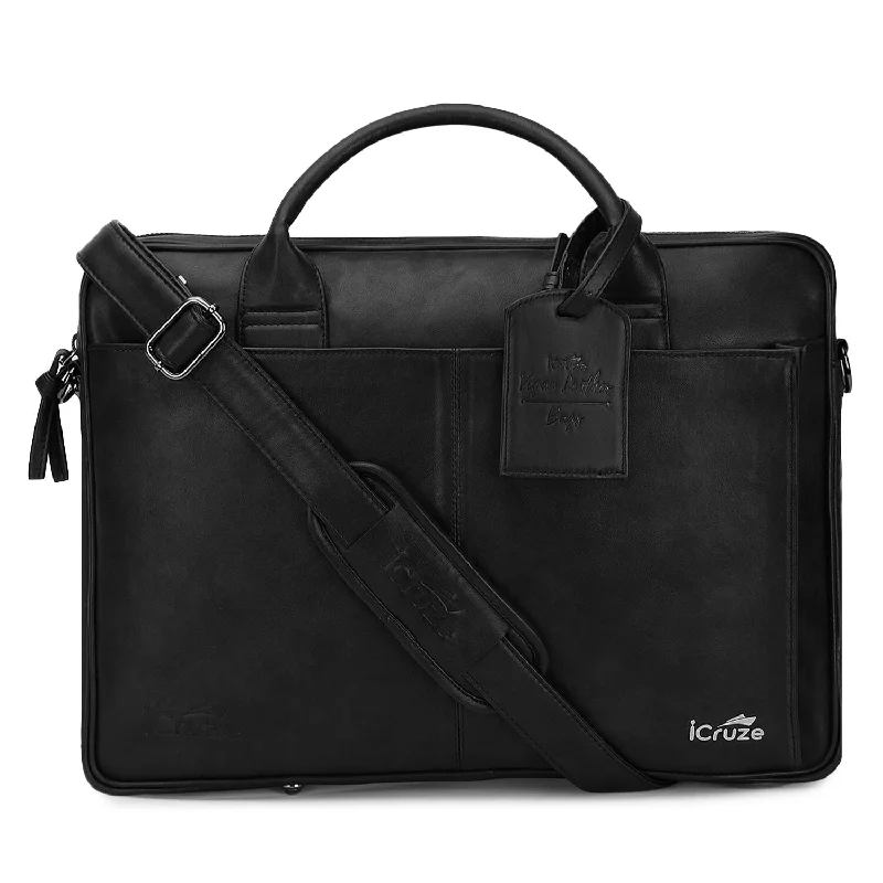 iCruze Elite Slim 15 inch Messenger Bag Black