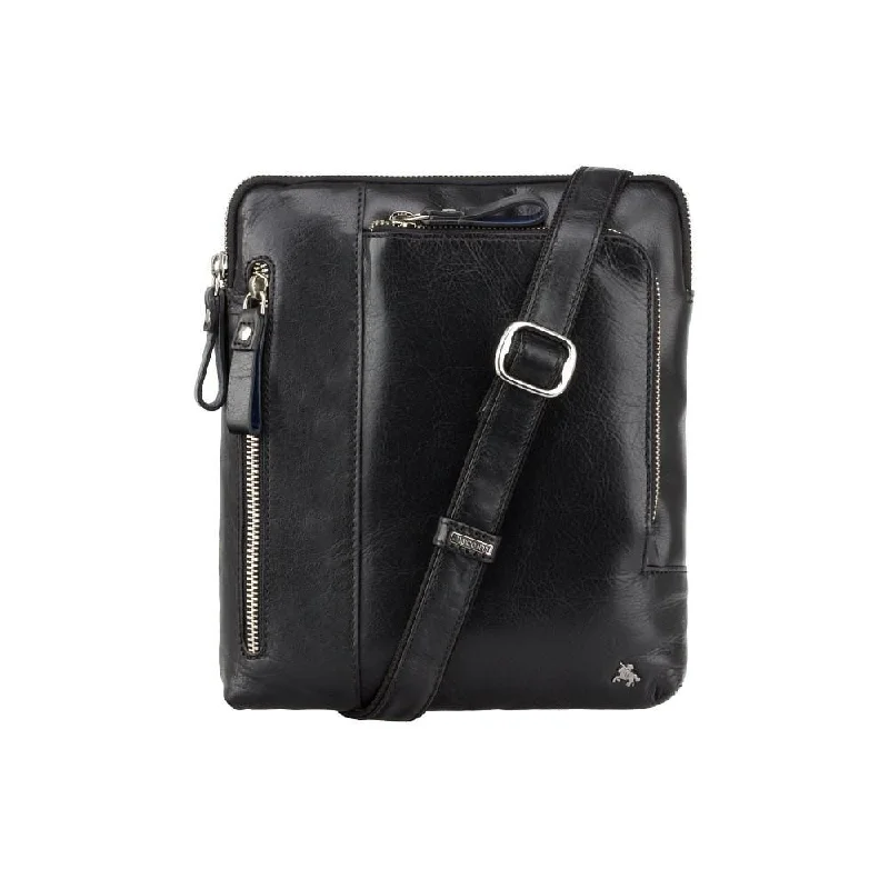 Roy Medium Messenger Bag A5 - Black