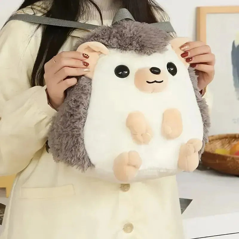 Cute Hedgehog Plush Backpack