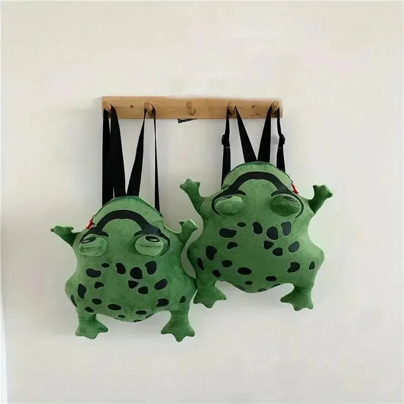 Cute Frog Shaped Novelty Backpack