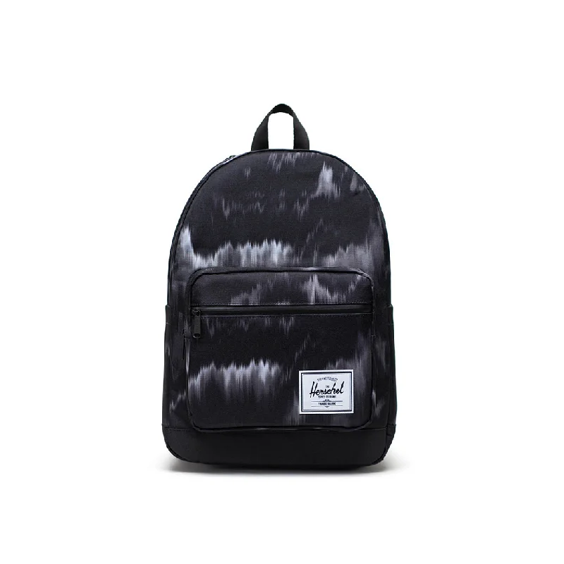 Blurred Ikat Black