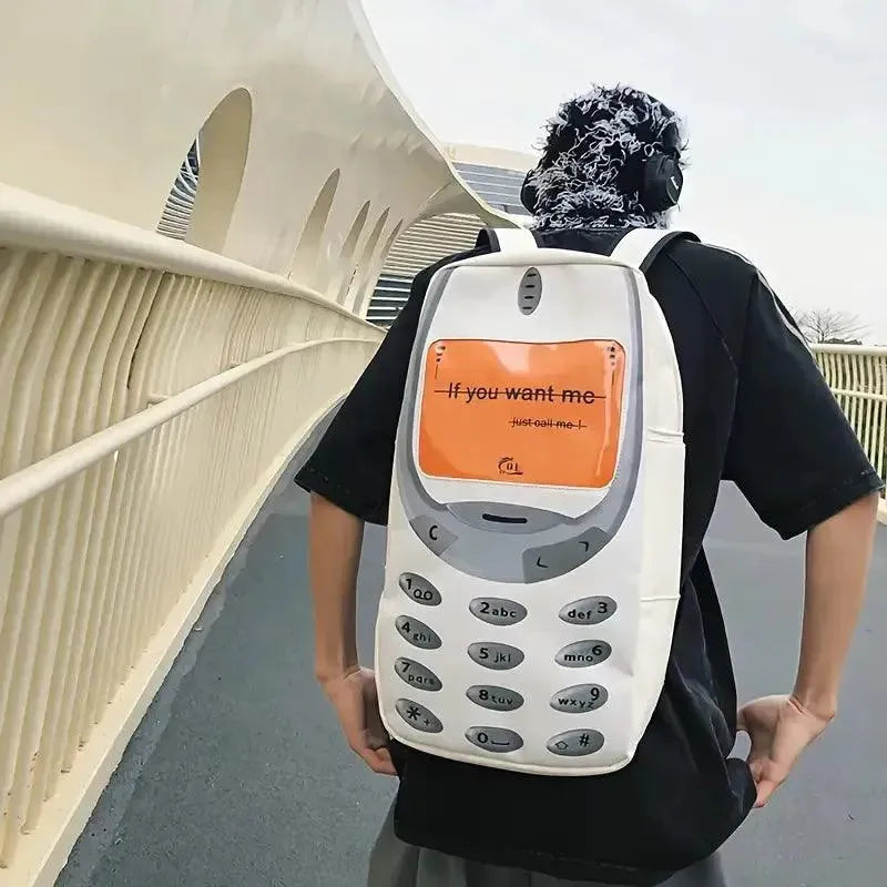 Retro 3310 Mobile Phone Shaped Backpack