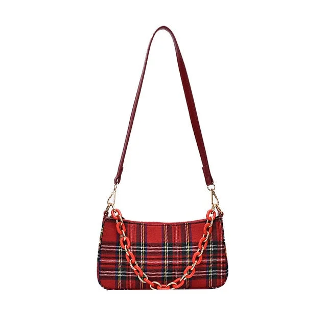 Red  shoulder bag