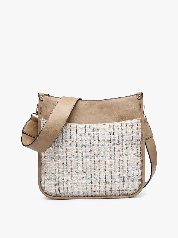 Chloe Vegan Tweed Crossbody