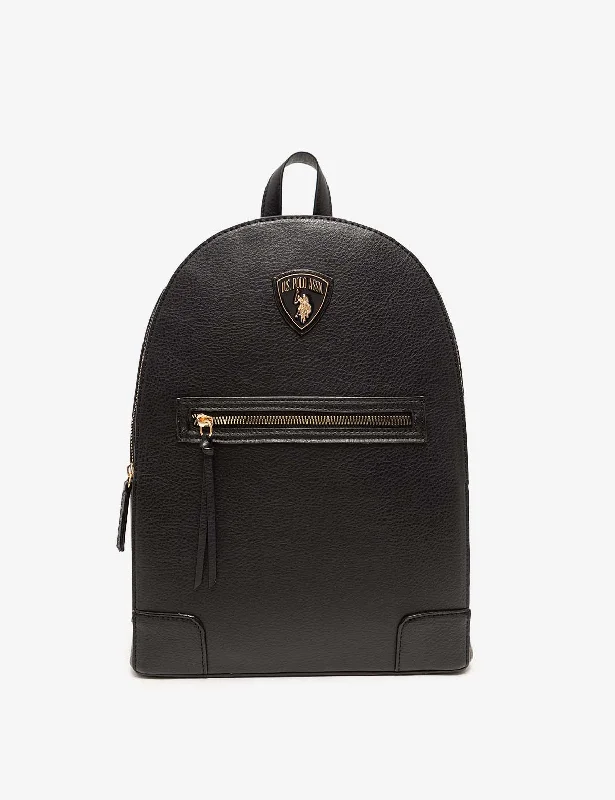 CREST BACKPACK WITH BRANDED STRAP