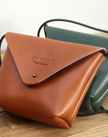 Cute LEATHER WOMEN SHOULDER BAG Envelope Crossbody Purse FOR WOMEN