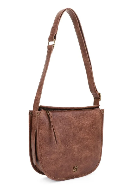 IZ26002 Caughlin Semicircle Structured Crossbody Bag