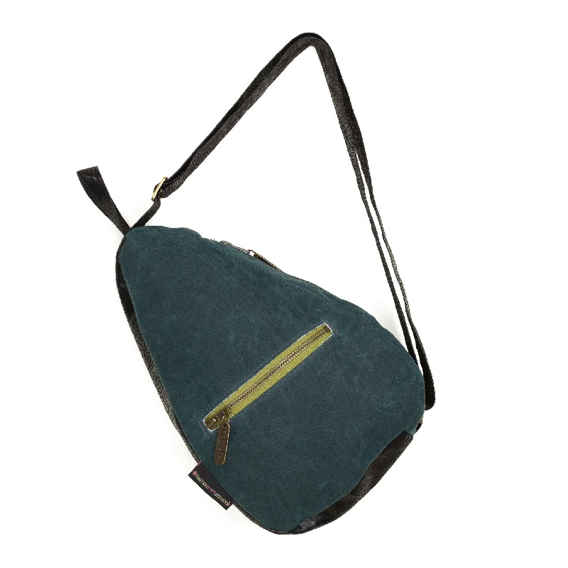 Katie Premier: Deep Teal Waxed Canvas