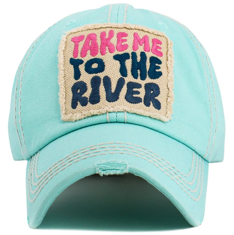 KBV1604 "Take Me To The River" Vintage Washed Baseball Cap