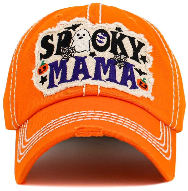 KBV1609 "Spooky Mama" Vintage Washed Baseball Cap