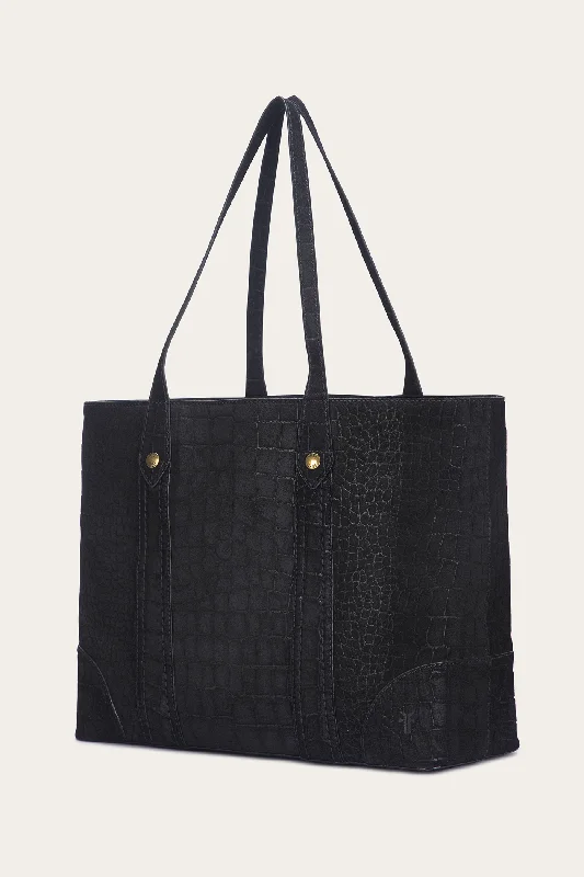 Melissa Sueded Croco Shopper