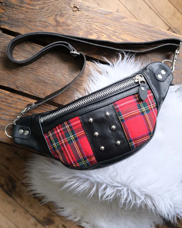 Mini Tabitha: Studded Stewart Tartan