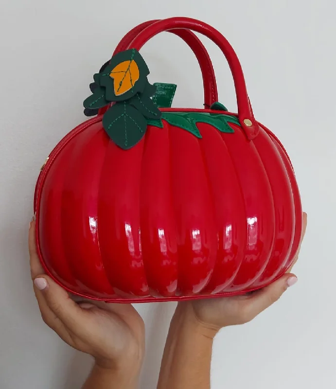 Red Pumpkin Crossbody Bag