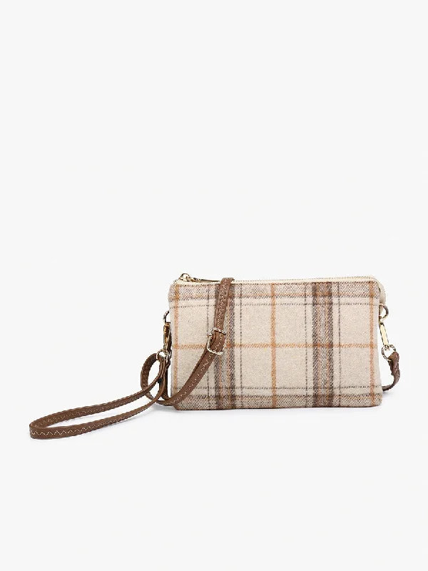 Riley Vegan Plaid Crossbody