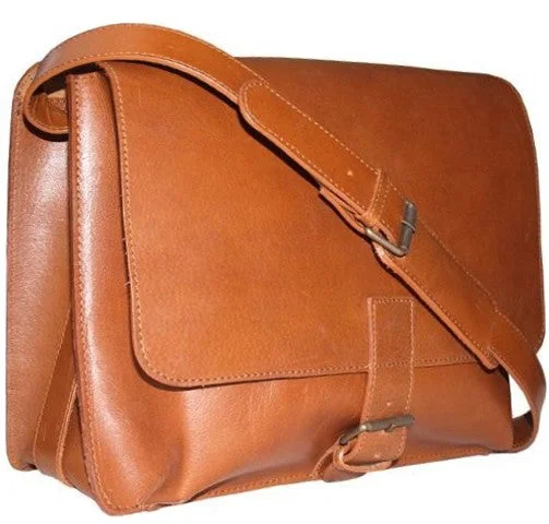 RUGGED VEG TANNED SADDLE LEATHER MAN BAG / MESSENGER BAG BY HIDEONLINE