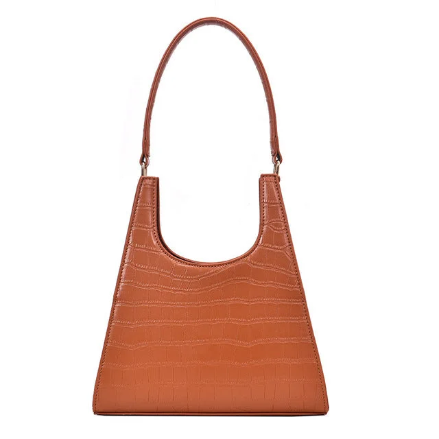 Brown shoulder bag