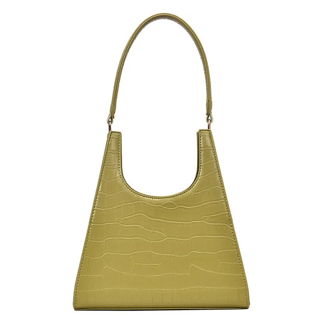 Green shoulder bag