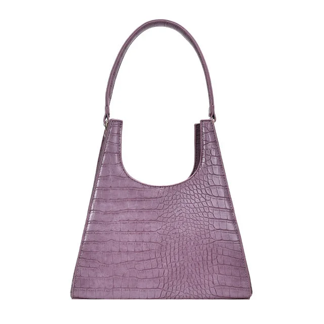 Purple shoulder bag